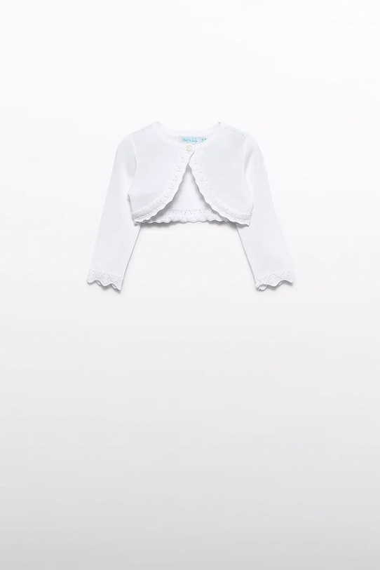 Abel&Lula kardigan niemowlęcy 5301.11.Baby.PPY2 biały SS26