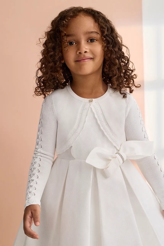 Abel&Lula kardigan dziecięcy pozostałe biały 5304.1.Mini.PPY2