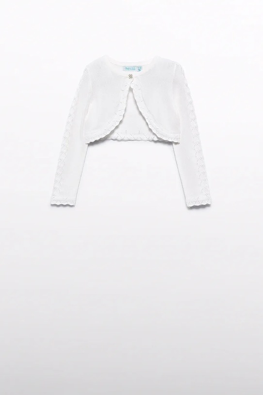 Παιδικό κάρδιγκαν Abel&Lula 5304.1.Mini.PPY2 λευκό SS26