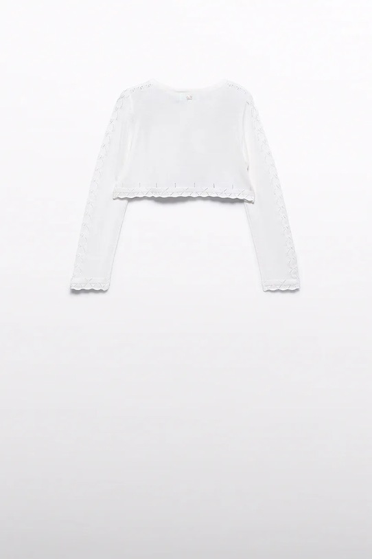 Κοριτσίστικα Παιδικό κάρδιγκαν Abel&Lula 5304.1.Mini.PPY2 λευκό