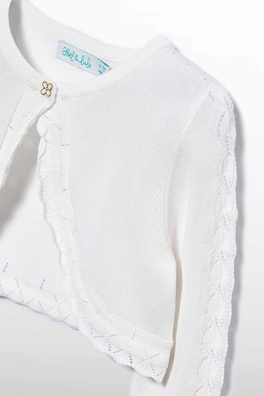 Abel&Lula kardigan dziecięcy biały 5304.1.Mini.PPY2