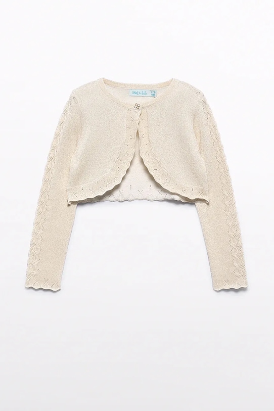 Παιδικό κάρδιγκαν Abel&Lula 5304.1.Mini.PPY2 μπεζ SS26