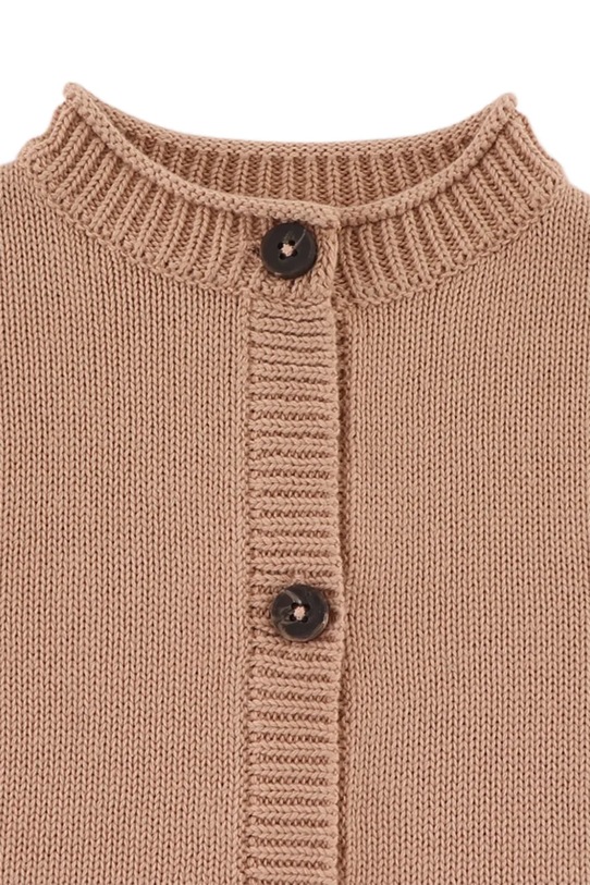 Donsje kardigan bawełniany niemowlęcy Danta Cardigan Fluffy Bunny pomarańczowy 3047201