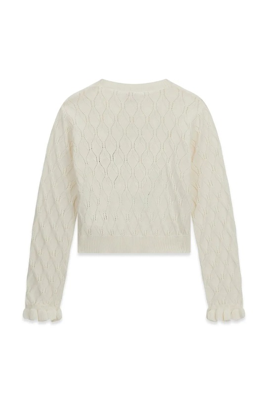 Dziewczynka Guess sweter bawełniany dziecięcy J6GR00.Z5491.PPY2.M beżowy