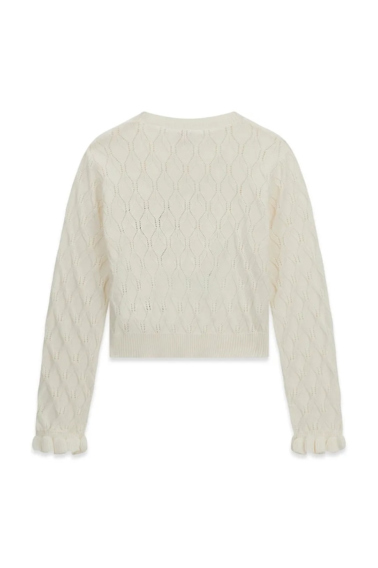 Dziewczynka Guess sweter bawełniany dziecięcy J6GR00.Z5491.PPY2.M beżowy