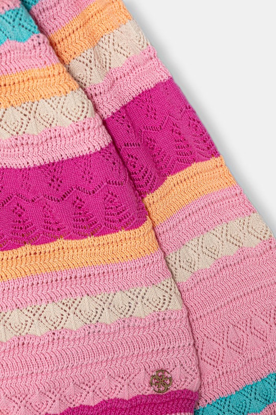 Dziewczynka Guess kardigan dziecięcy bawełniany J6GR02.Z5480.PPY2.M różowy