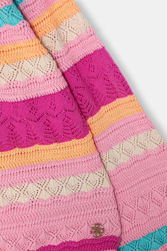 Dziewczynka Guess kardigan dziecięcy bawełniany J6GR02.Z5480.PPY2.M różowy
