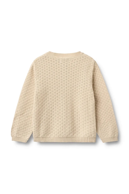 Wheat kardigan bawełniany dziecięcy 0534.560.GOTS beżowy SS26