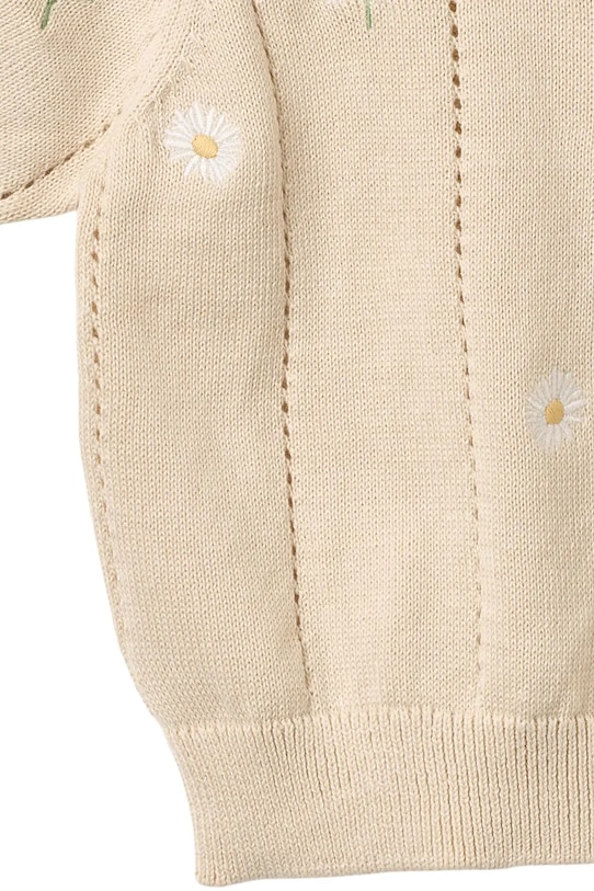 Wheat sweter niemowlęcy bawełniany beżowy 4570.560.GOTS