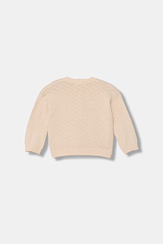 United Colors of Benetton kardigan dziecięcy bawełniany 120YA5014.G.W.Stagional beżowy SS26