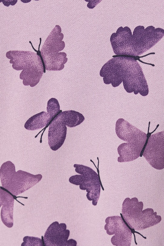 Dziewczynka United Colors of Benetton bluza dziecięca bawełniana 3WOQG10M6.P.Stagionale fioletowy