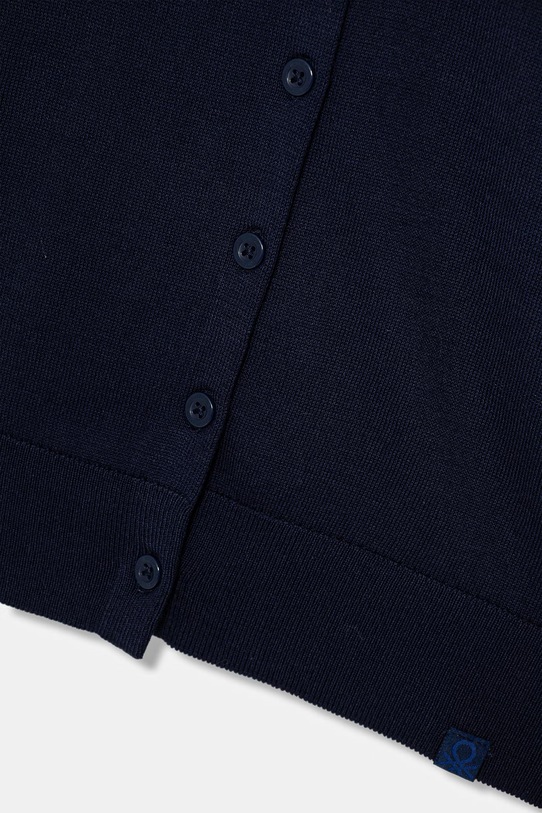 Djevojčice United Colors of Benetton kardigan za djecu s pamukom 19DKC500Z.G.Stagionale mornarsko plava