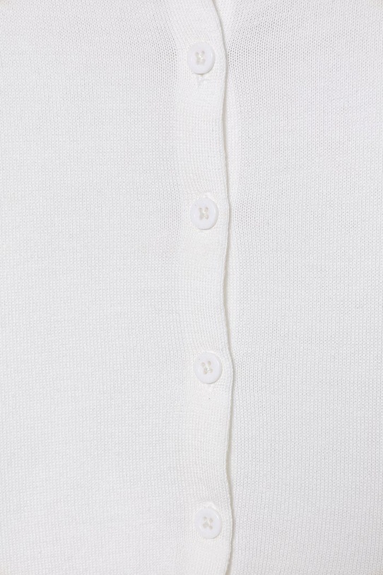 Dziewczynka United Colors of Benetton kardigan dziecięcy z bawełną 19DKG500S.P.Stagionale biały