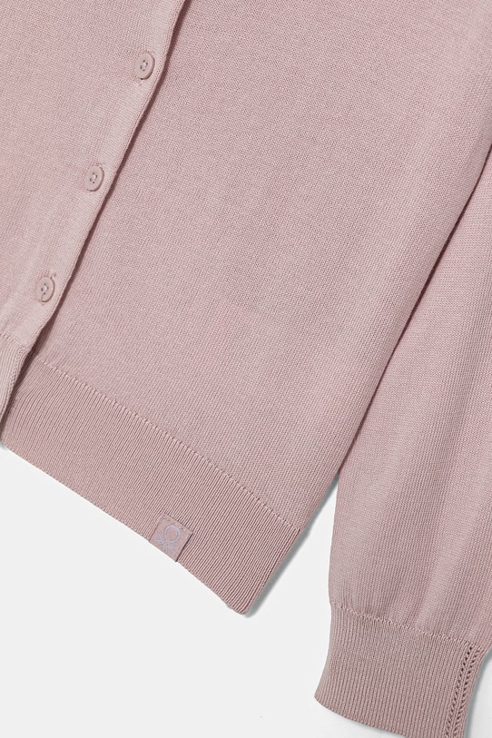 Dziewczynka United Colors of Benetton kardigan dziecięcy z bawełną 19DKG500S.P.Stagionale różowy