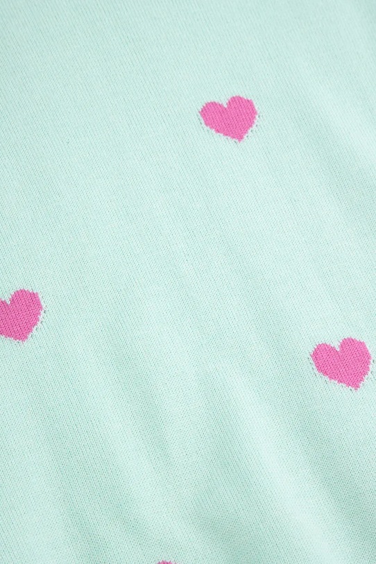 Coccodrillo pulover za djecu s pamukom tirkizna WC6172106CSG