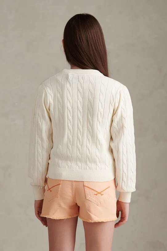 U.S. Polo Assn. svetr dětský USG0378 béžová