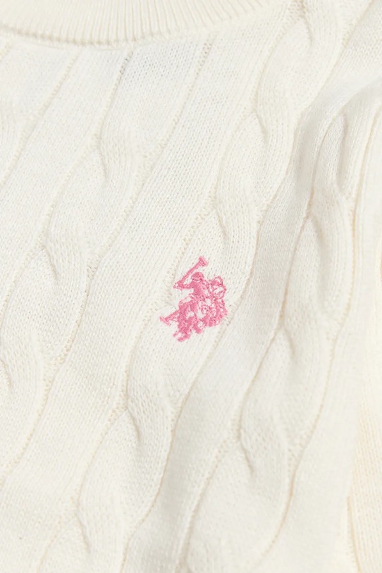 U.S. Polo Assn. svetr dětský béžová USG0378