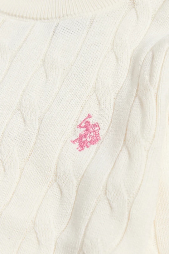 U.S. Polo Assn. svetr dětský béžová USG0378