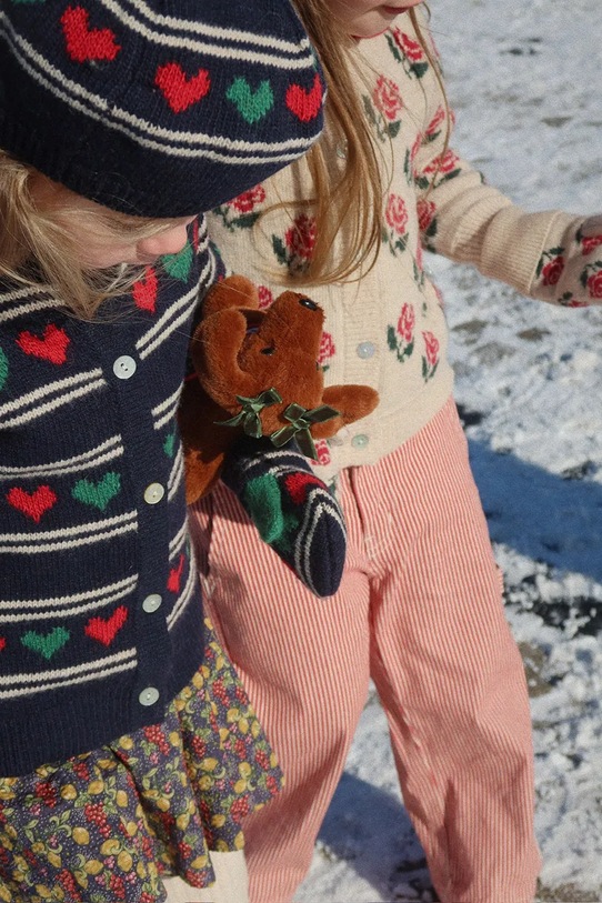 Konges Sløjd kardigan z dodatkiem wełny dziecięcy BELOU KNIT CARDIGAN KS104225.PreSpring