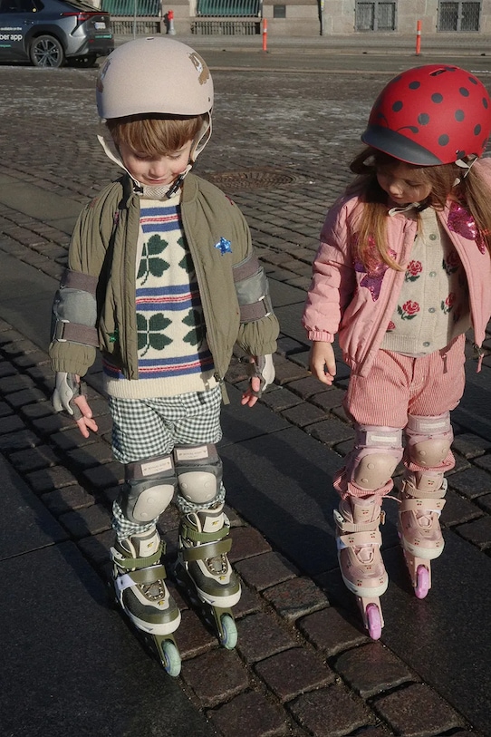 Konges Sløjd sweter z wełną dziecięcy BILLI SWEATER KS104234.PreSpring beżowy