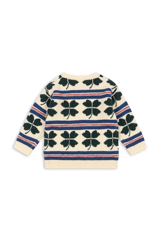 Konges Sløjd sweter z wełną dziecięcy BILLI SWEATER KS104234.PreSpring beżowy SS26