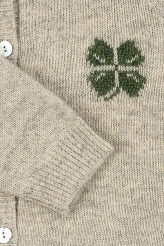 Konges Sløjd kardigan z dodatkiem wełny dziecięcy BILLI KNIT CARDIGAN KS104701.PPY2