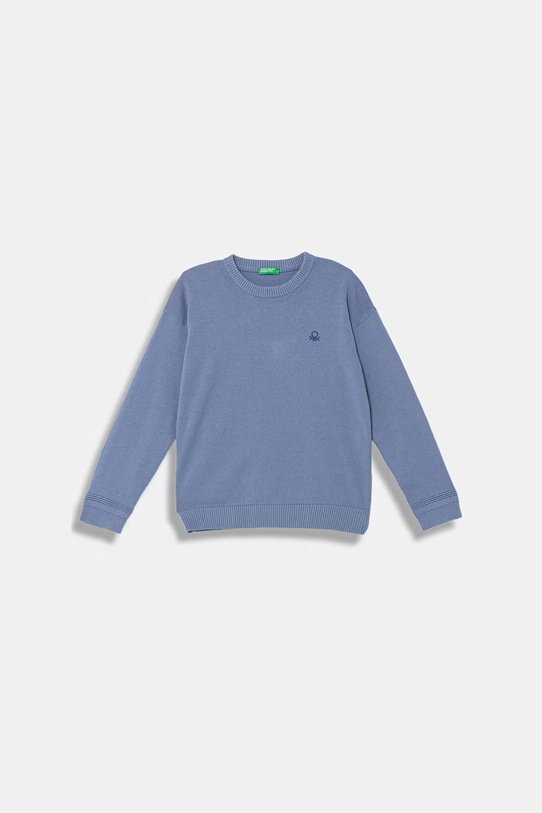 United Colors of Benetton sweter dziecięcy bawełniany niebieski 120YC10A2.G.Stagionale