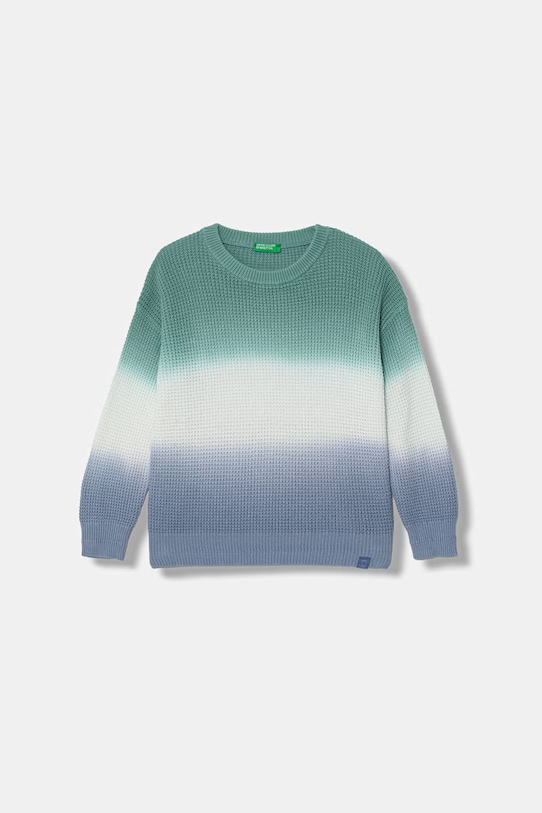 United Colors of Benetton maglione per bambini in cotone blu 120YC10A8.G.Stagionale