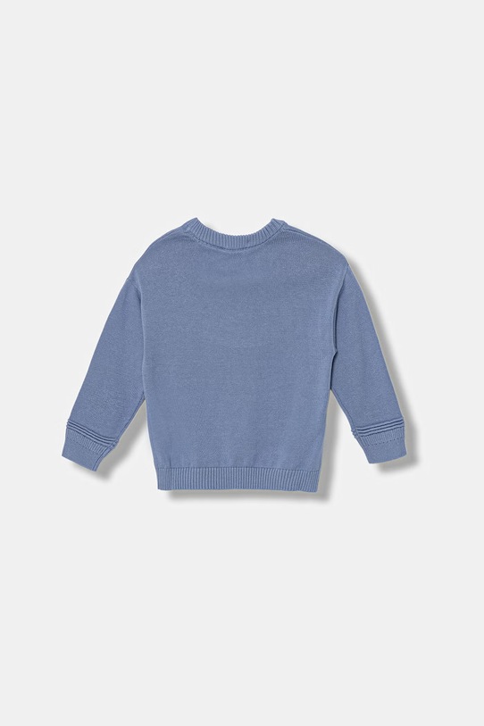 United Colors of Benetton sweter dziecięcy bawełniany 120YG1019.P.Stagionale niebieski SS26