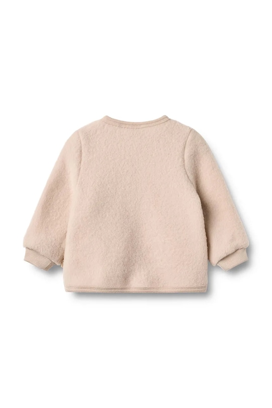 Wheat kardigan wełniany niemowlęcy 6422k.786 różowy SS26