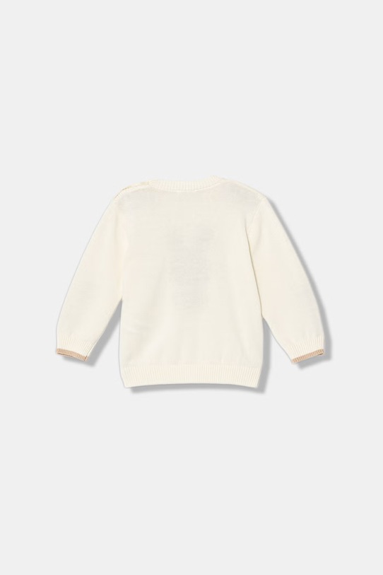 United Colors of Benetton sweter dziecięcy bawełniany 120YB101L.W.Stagionale beżowy SS26