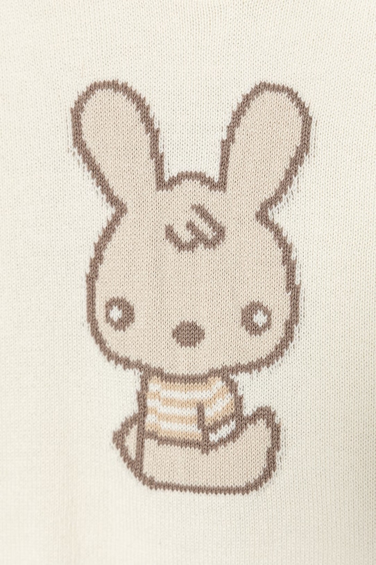 Chłopiec United Colors of Benetton sweter dziecięcy bawełniany 120YB101L.W.Stagionale beżowy