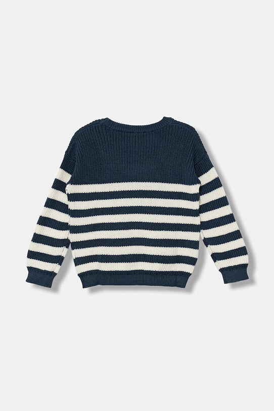 United Colors of Benetton sweter dziecięcy z bawełną 18PFH103B.P.Stagionale granatowy SS26