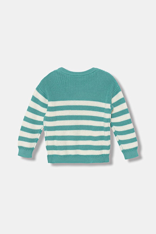 United Colors of Benetton sweter dziecięcy z bawełną 18PFH103B.P.Stagionale turkusowy SS26