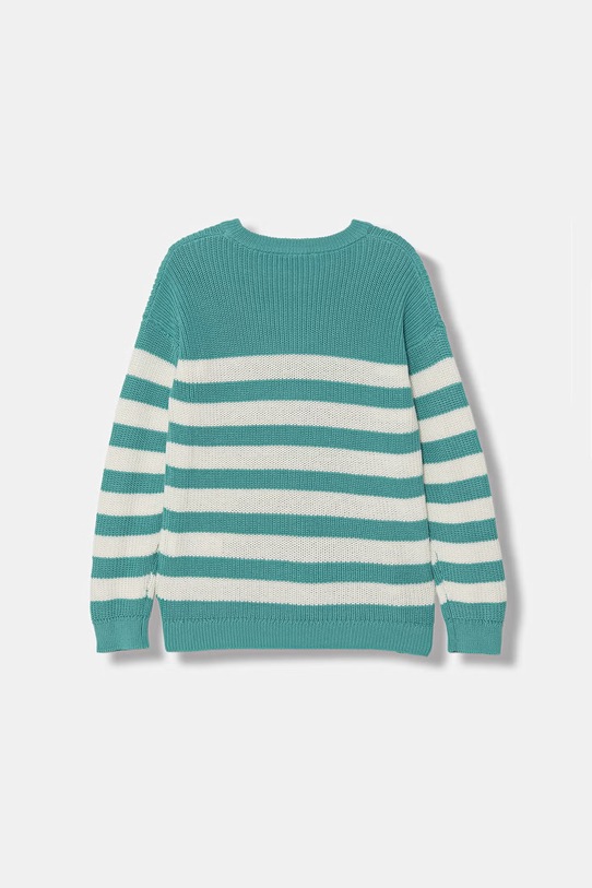 United Colors of Benetton sweter dziecięcy z bawełną 18PFQ10A7.G.Stagionale turkusowy SS26
