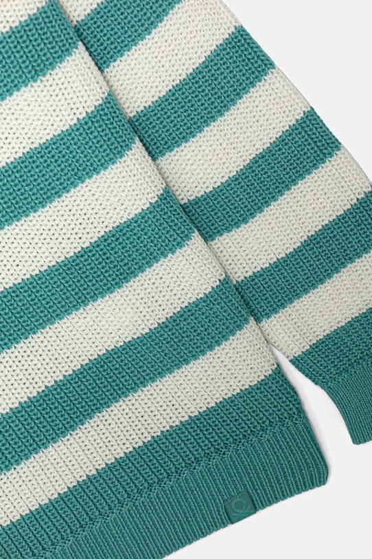 Chłopiec United Colors of Benetton sweter dziecięcy z bawełną 18PFQ10A7.G.Stagionale turkusowy