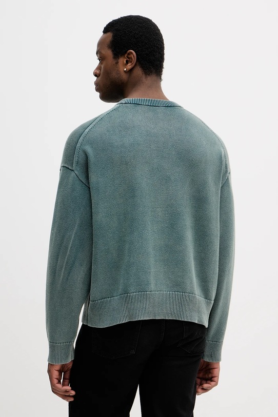 Odzież Calvin Klein Jeans sweter bawełniany LV04RE300G zielony