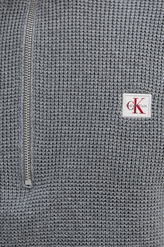 Bavlnený sveter Calvin Klein Jeans LV04RE308G sivá