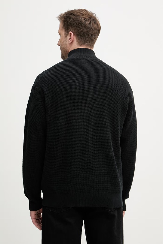 Ρούχα Βαμβακερό πουλόβερ Calvin Klein Jeans LV04RE308G μαύρο