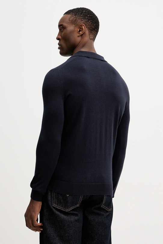 Odzież Karl Lagerfeld sweter bawełniany 561398.655007 granatowy