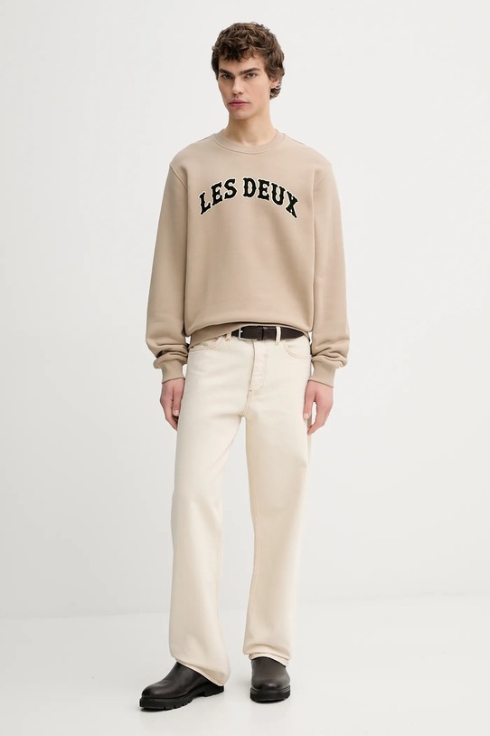 Les Deux bluza bawełniana 1001005 beżowy SS26