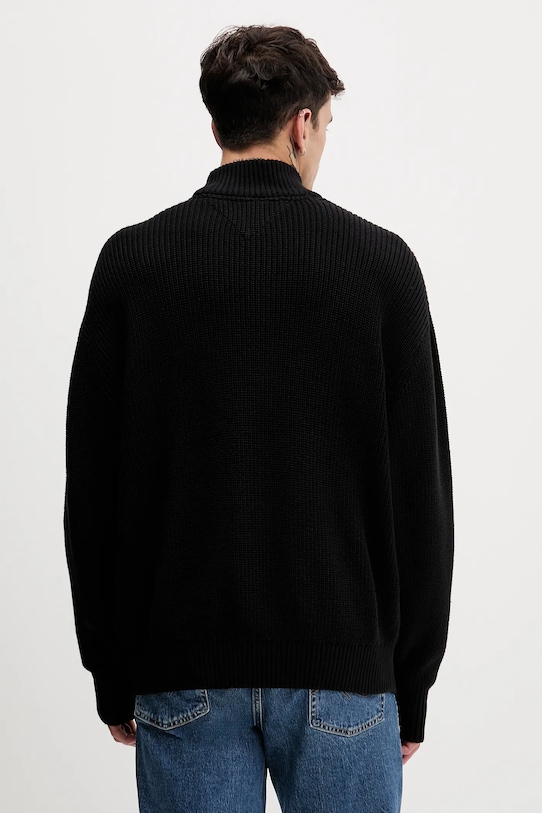 Odzież Tommy Jeans sweter bawełniany DM0DM22400 czarny