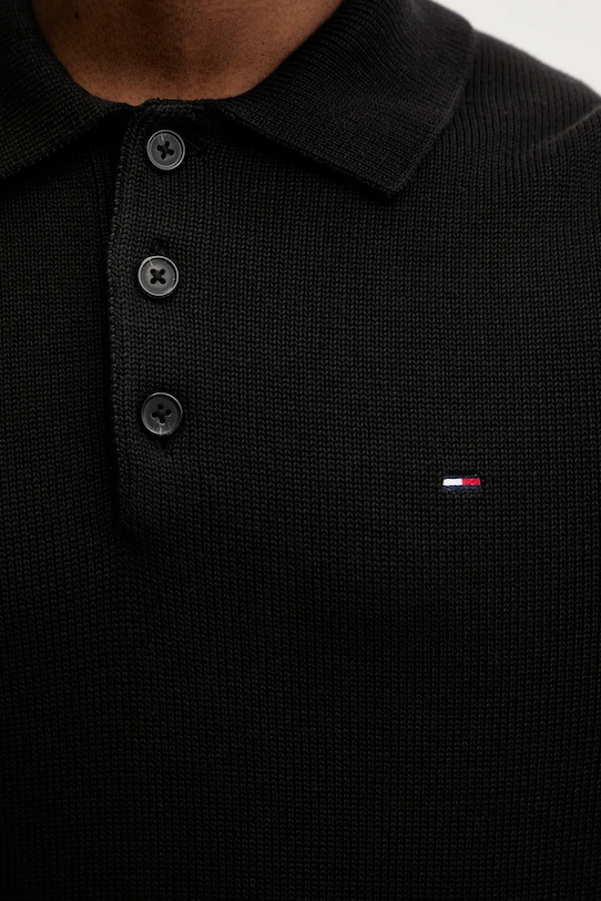 Bavlněný svetr Tommy Jeans DM0DM22647 černá