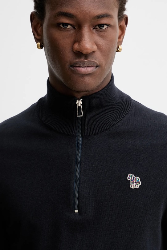 PS Paul Smith sweter bawełniany granatowy M2R.872XZ.M21858