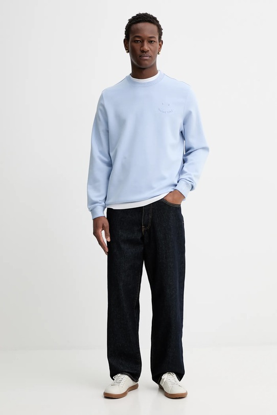 PS Paul Smith bluza z domieszką wełny M2R.211ZE.V22567 niebieski SS26