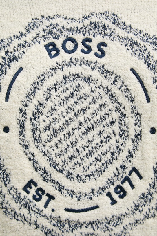 BOSS Orange sweter z dodatkiem wełny Kerbert 50555867 beżowy