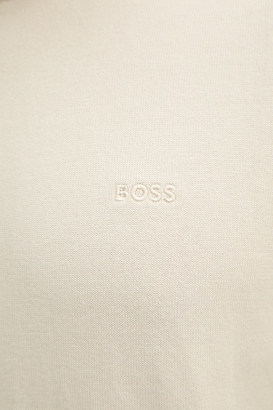 BOSS sweter bawełniany Upacas-L 50556344 beżowy