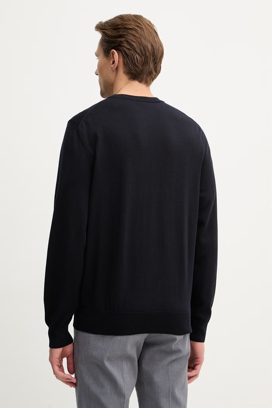 Дрехи Памучен пуловер BOSS Upacas-L 50556344 тъмносин