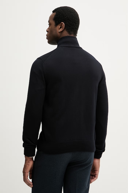 Odzież BOSS kardigan bawełniany Upalano-L 50556345 granatowy