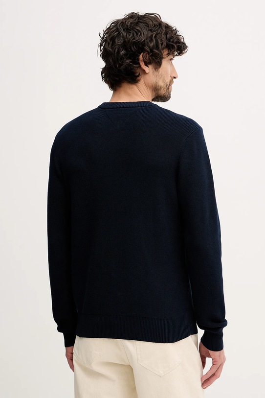 Odzież Tommy Hilfiger sweter bawełniany MW0MW41647 granatowy